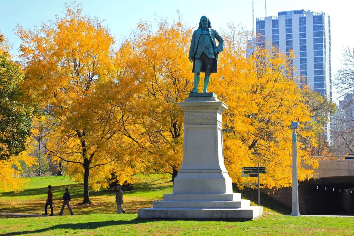 Benjamin Franklin by Richard Henry Park, 1895